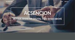 Desktop Screenshot of acsencion.com