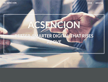 Tablet Screenshot of acsencion.com